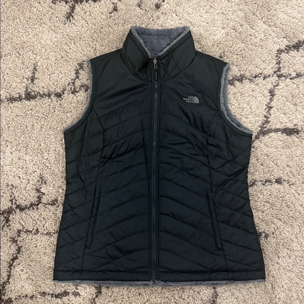The North Face Green Reversible Vest.